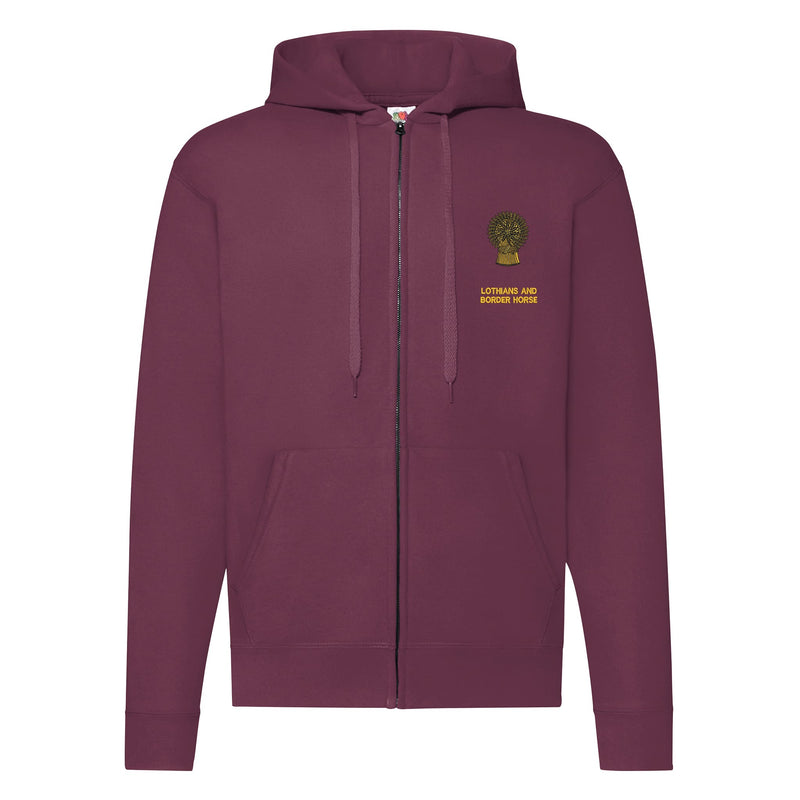 Lothians and Border Horse Zipped Hoodie