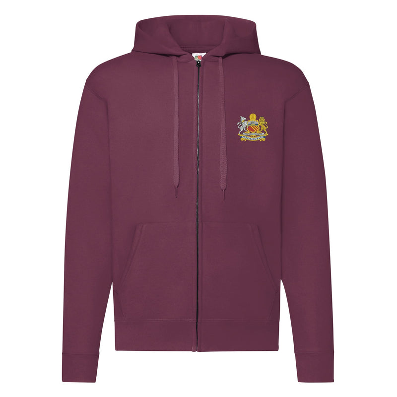 Manchester Regiment Zipped Hoodie
