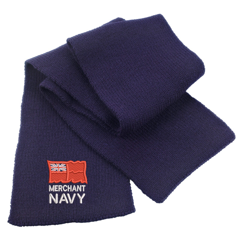 Merchant Navy Heavy Knit Scarf