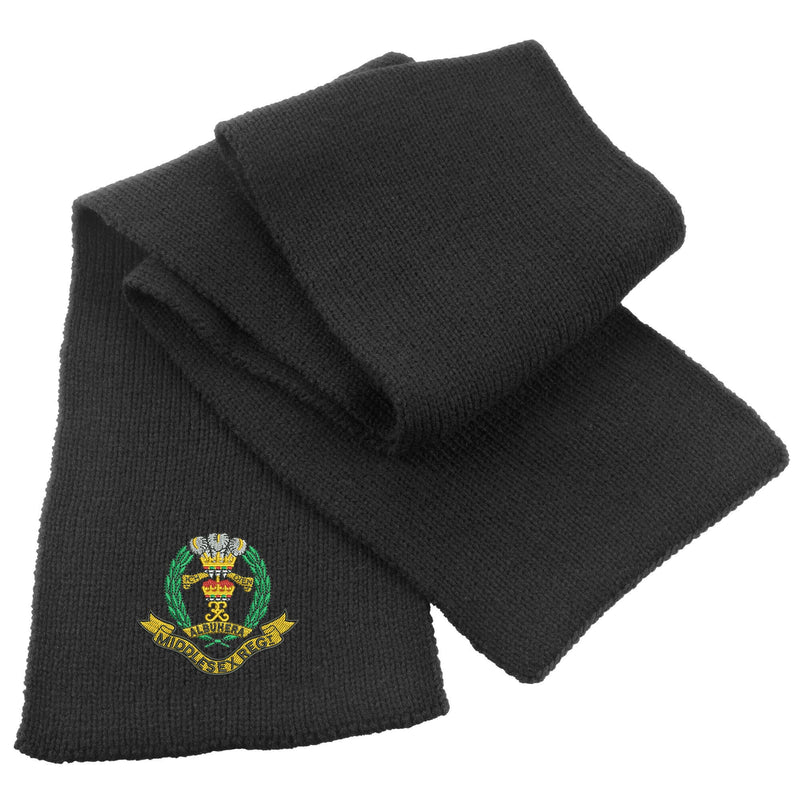 Middlesex Regiment Heavy Knit Scarf