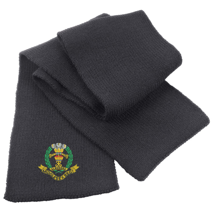 Middlesex Regiment Heavy Knit Scarf