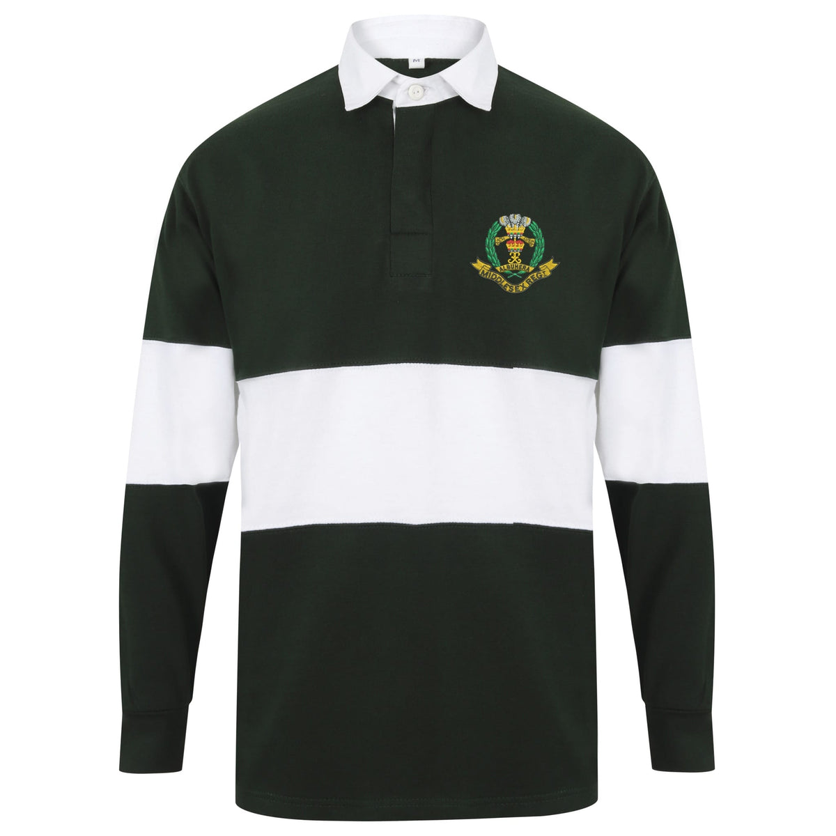 Middlesex Regiment Front Row Long Sleeve Panelled Rugby Shirt — The ...