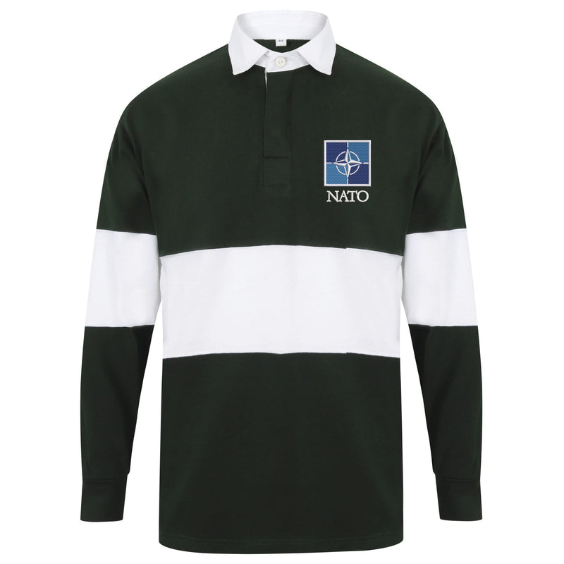 NATO Long Sleeve Panelled Rugby Shirt