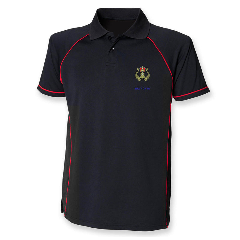 Navy Diver Performance Polo