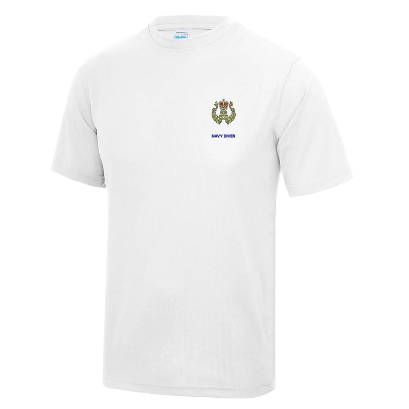Navy Diver Polyester T-Shirt