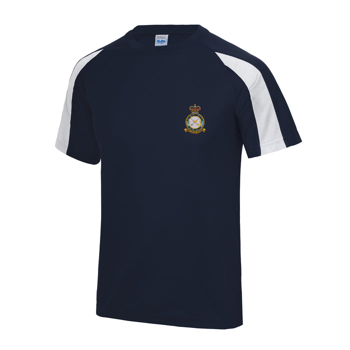 No 1 Flying Training School RAF Contrast Polyester T-Shirt