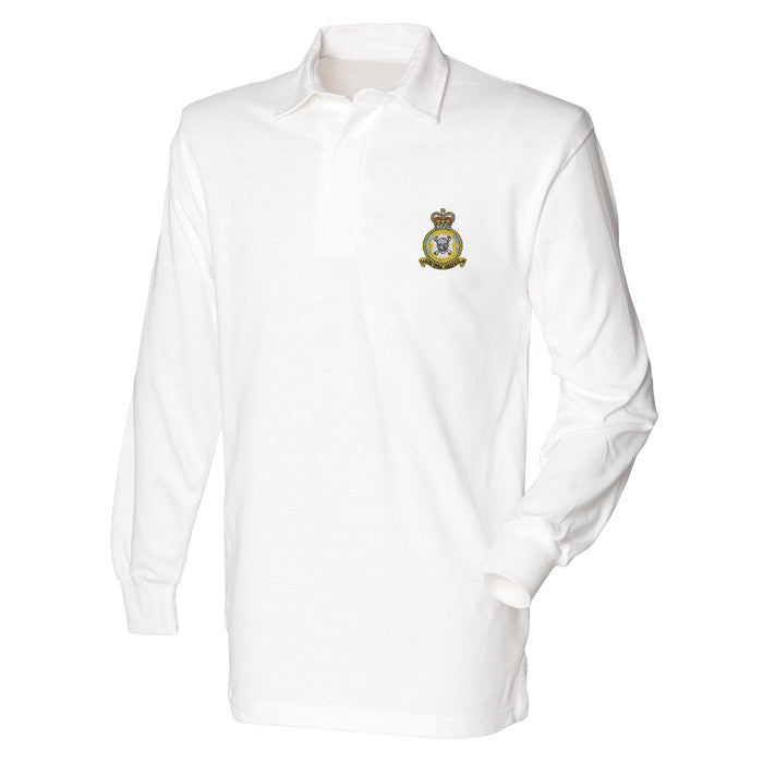 No 100 Squadron RAF Long Sleeve Rugby Shirt