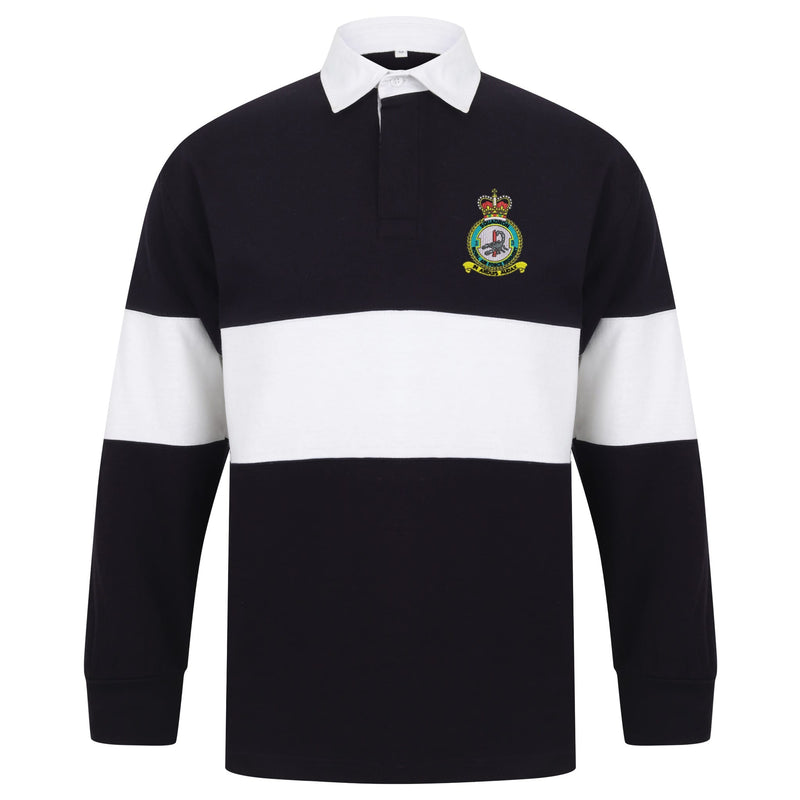 No 3 Squadron RAF Regiment Long Sleeve Panelled Rugby Shirt