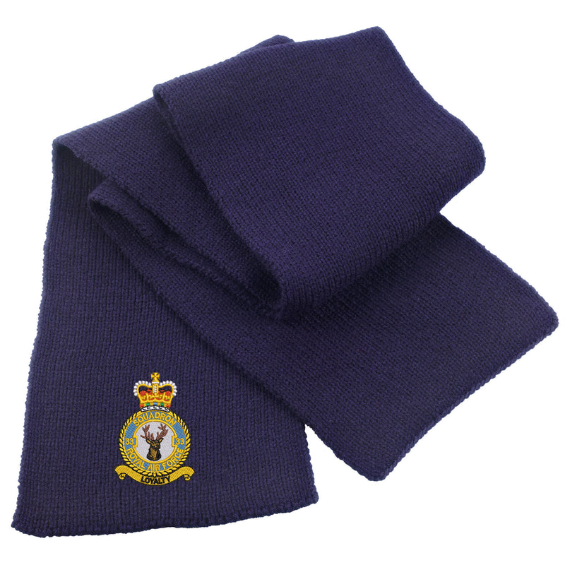 No. 33 Squadron RAF Heavy Knit Scarf