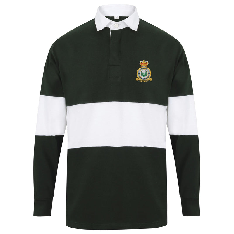 No 39 Squadron RAF Long Sleeve Panelled Rugby Shirt