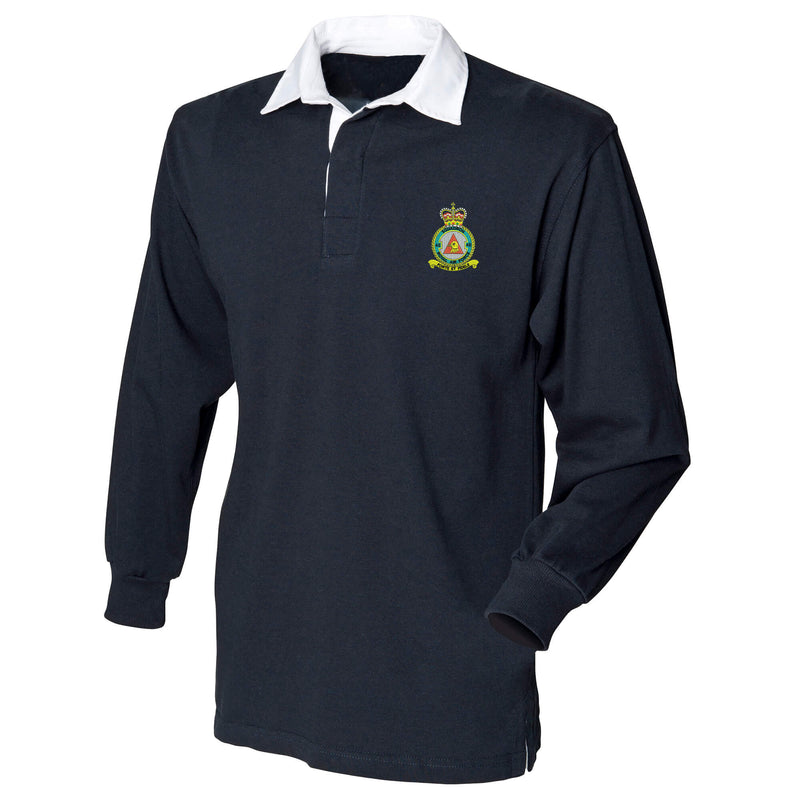 No 48 Squadron RAF Long Sleeve Rugby Shirt