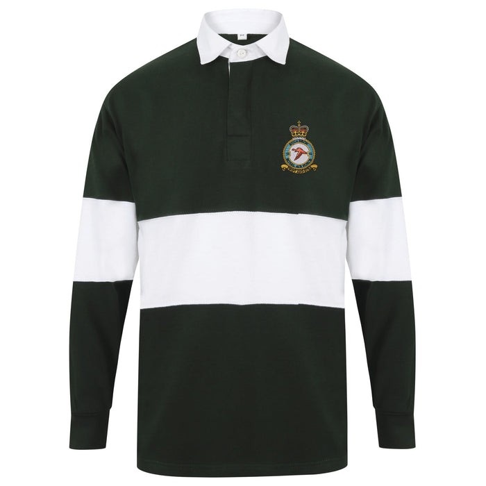 No 51 Squadron RAF Long Sleeve Panelled Rugby Shirt