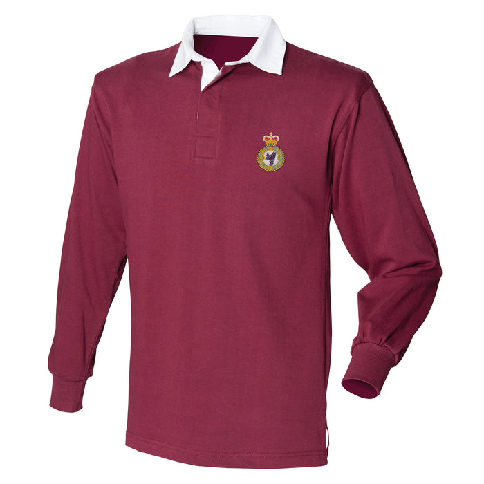 No 607 (County of Durham) Squadron Long Sleeve Rugby Shirt