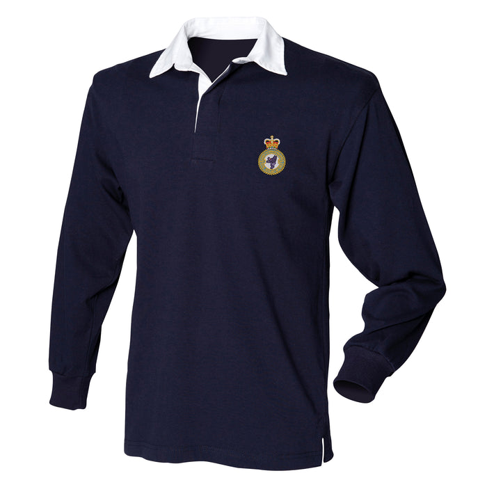 No 607 (County of Durham) Squadron Long Sleeve Rugby Shirt