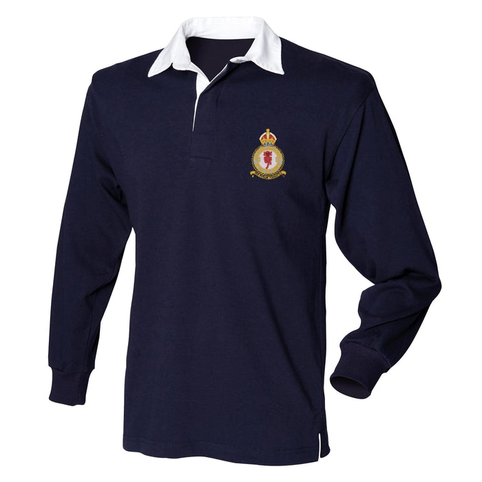 No 61 Squadron RAF Long Sleeve Rugby Shirt