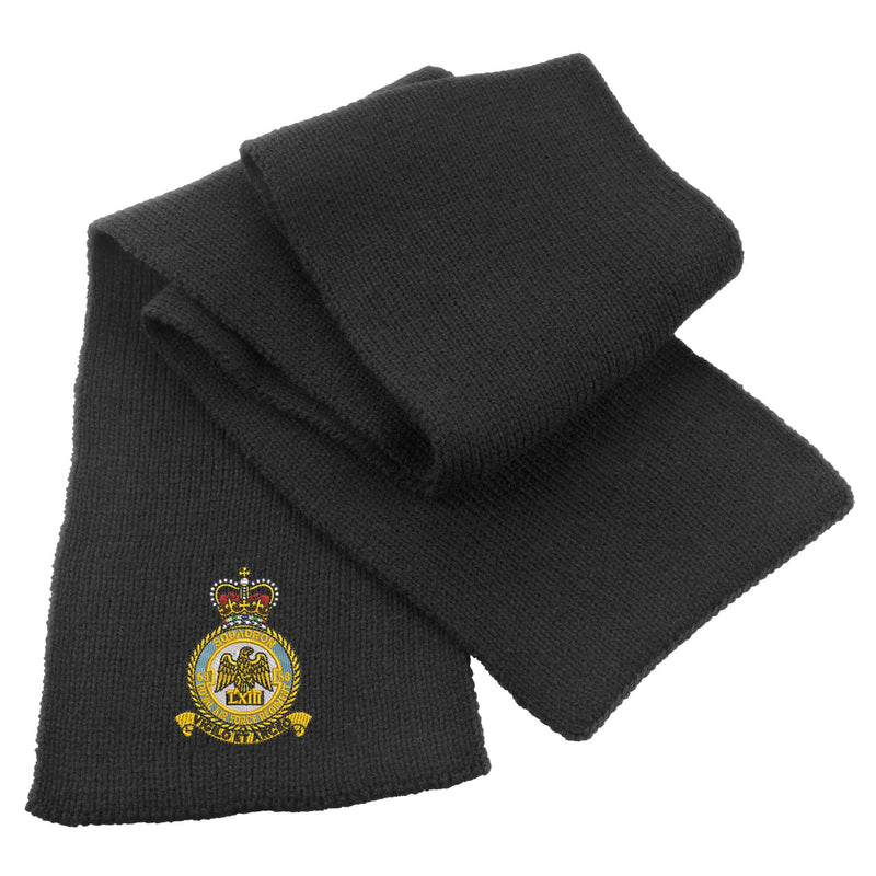 No 63 Squadron RAF Heavy Knit Scarf