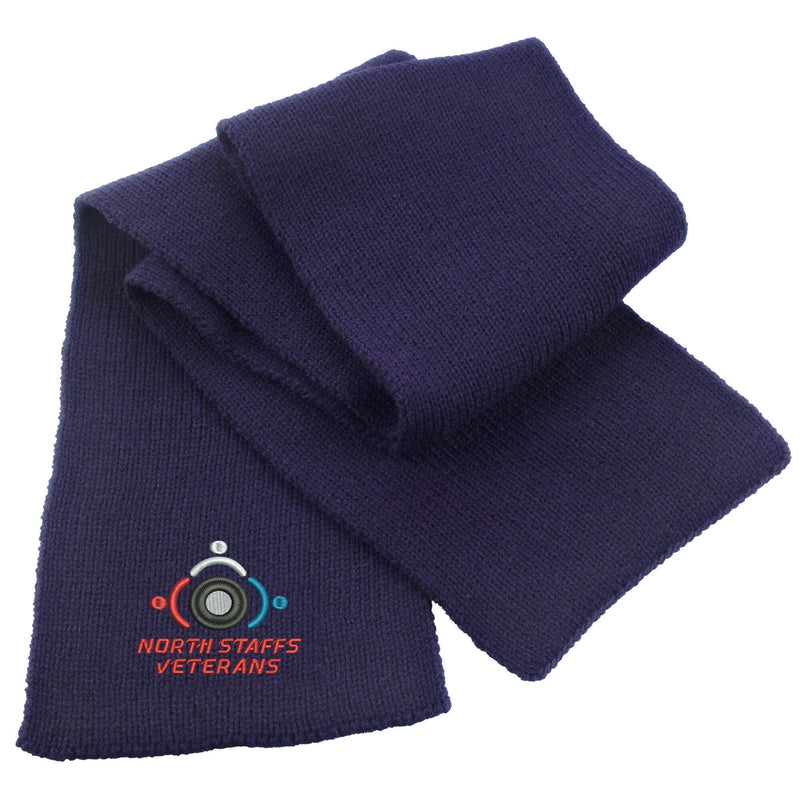 North Staffs Veterans Heavy Knit Scarf