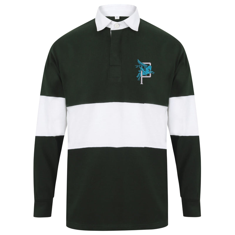 Pegasus Company (P Coy) Long Sleeve Panelled Rugby Shirt