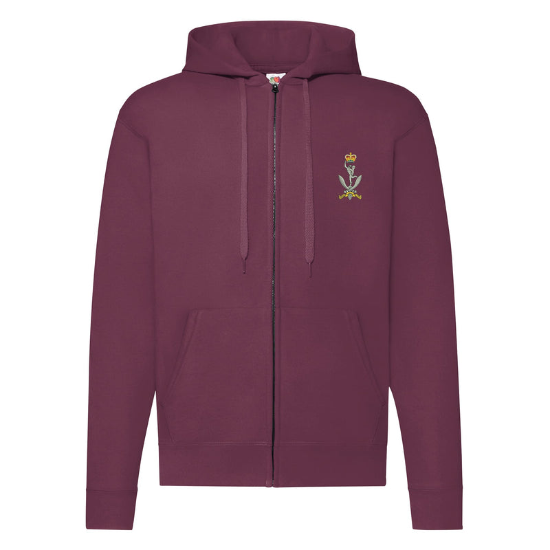 Queen's Gurkha Signals Zipped Hoodie