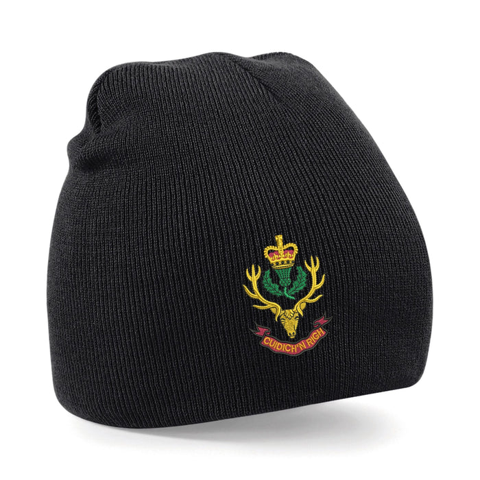 Queens Own Highlanders Beanie Hat
