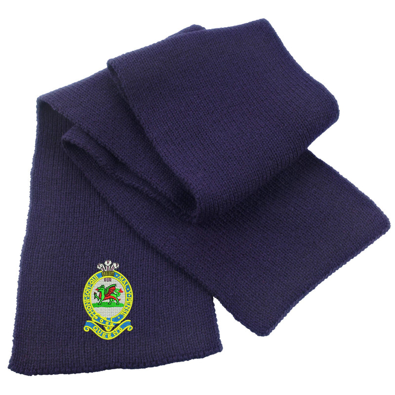 Queens Regiment Heavy Knit Scarf