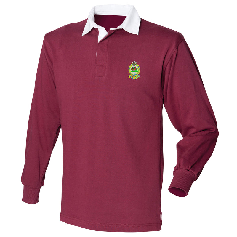 Queens Regiment Long Sleeve Rugby Shirt
