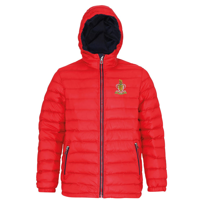 Queens Royal Hussars Hooded Contrast Padded Jacket