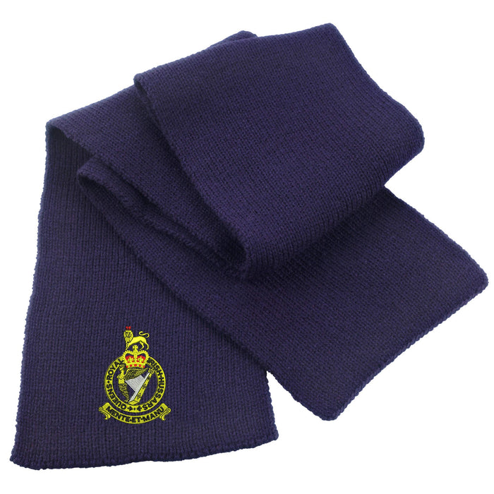 Queen's Royal Irish Hussars Heavy Knit Scarf