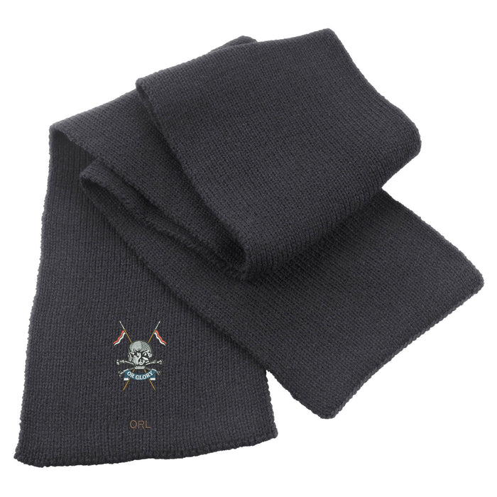 Queens Royal Lancers Heavy Knit Scarf