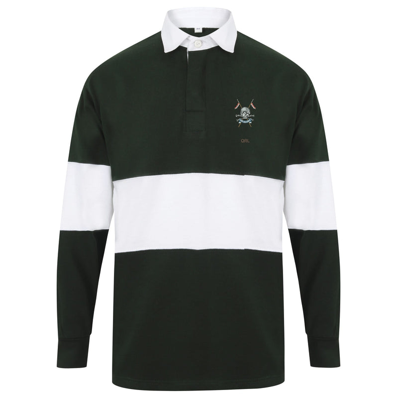 Queens Royal Lancers Long Sleeve Panelled Rugby Shirt