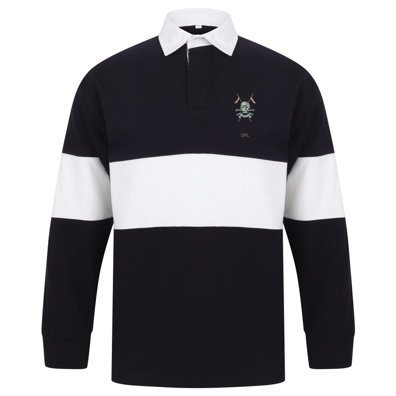 Queens Royal Lancers Long Sleeve Panelled Rugby Shirt