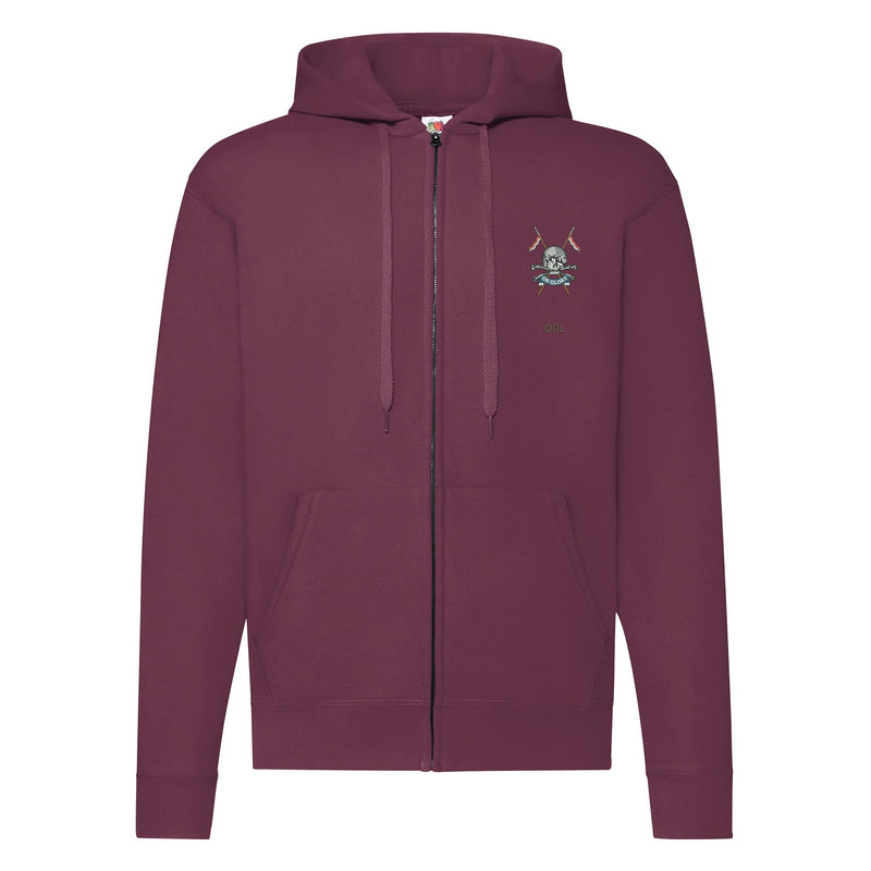 Queens Royal Lancers Zipped Hoodie