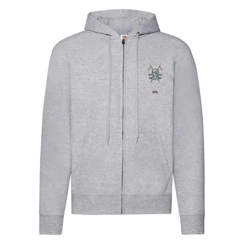 Queens Royal Lancers Zipped Hoodie