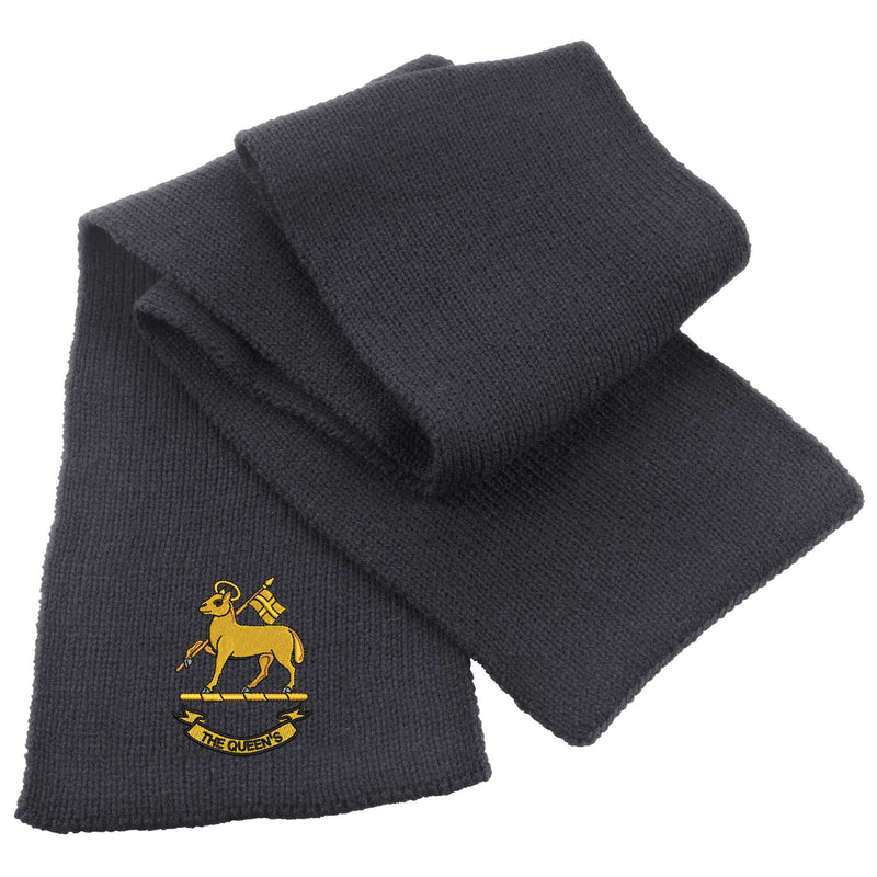 Queen's Royal Regiment Heavy Knit Scarf