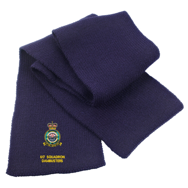 RAF 617 Squadron (Dambusters) Heavy Knit Scarf