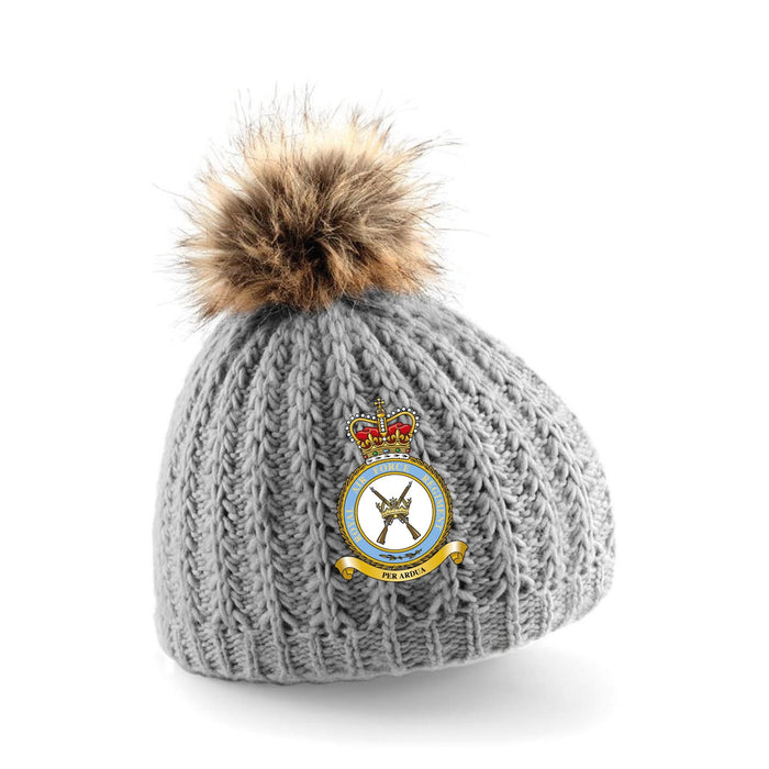 RAF Regiment Pom Pom Beanie Hat
