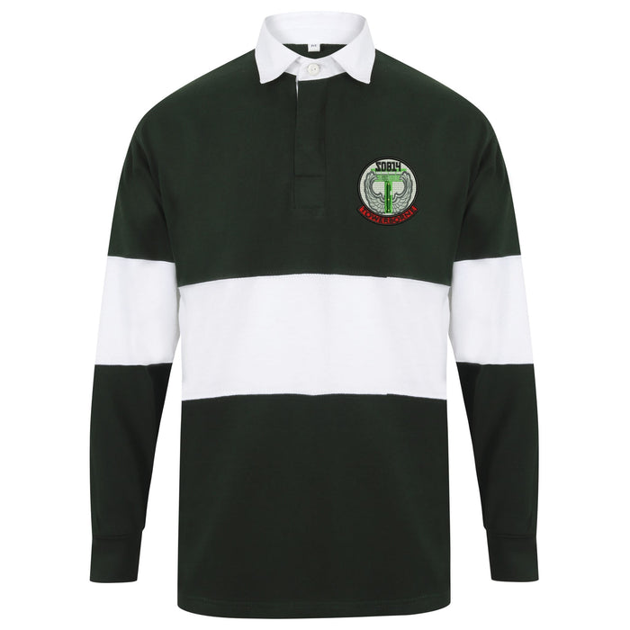 RAFP 814 Towerborne Long Sleeve Panelled Rugby Shirt