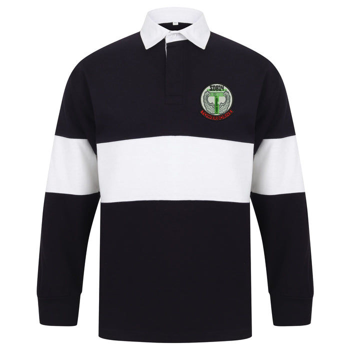 RAFP 814 Towerborne Long Sleeve Panelled Rugby Shirt
