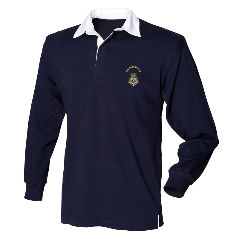 RFA Fort George Long Sleeve Rugby Shirt