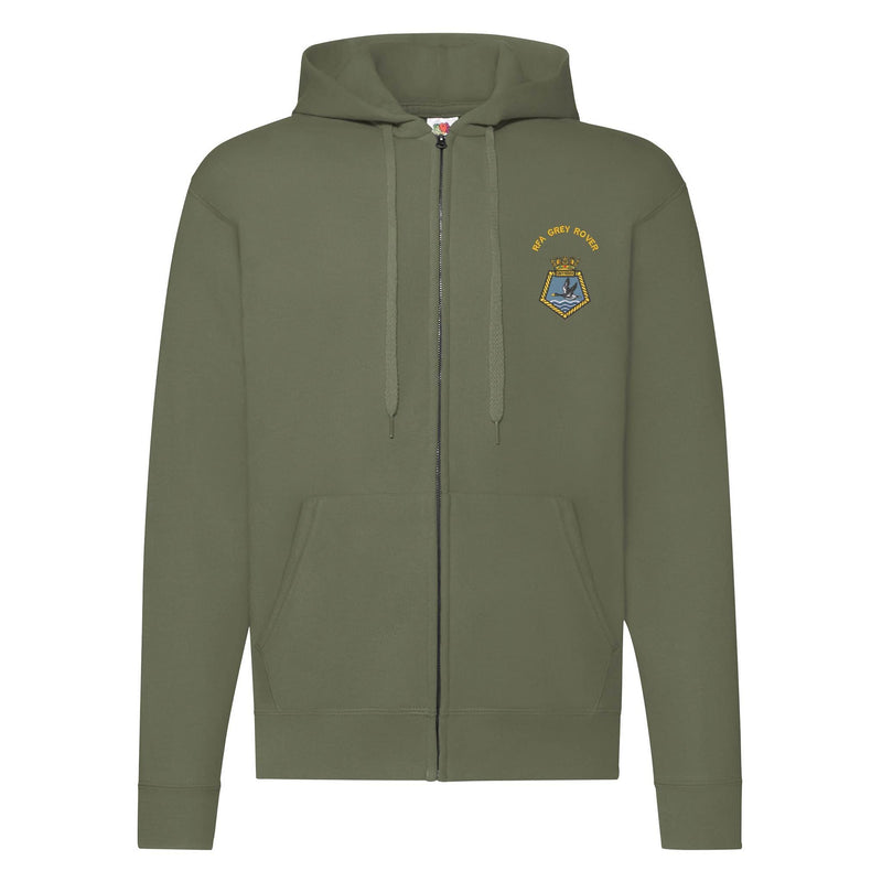 RFA Grey Rover Zipped Hoodie