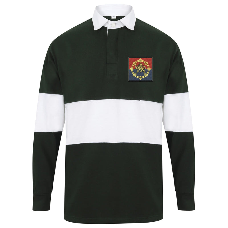 Regional Command Long Sleeve Panelled Rugby Shirt