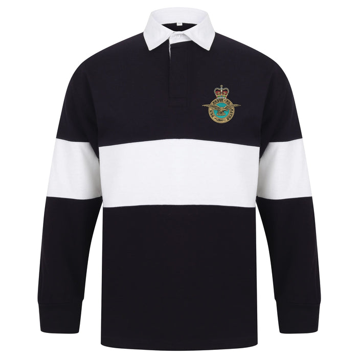 Royal Air Force Eagle Long Sleeve Panelled Rugby Shirt