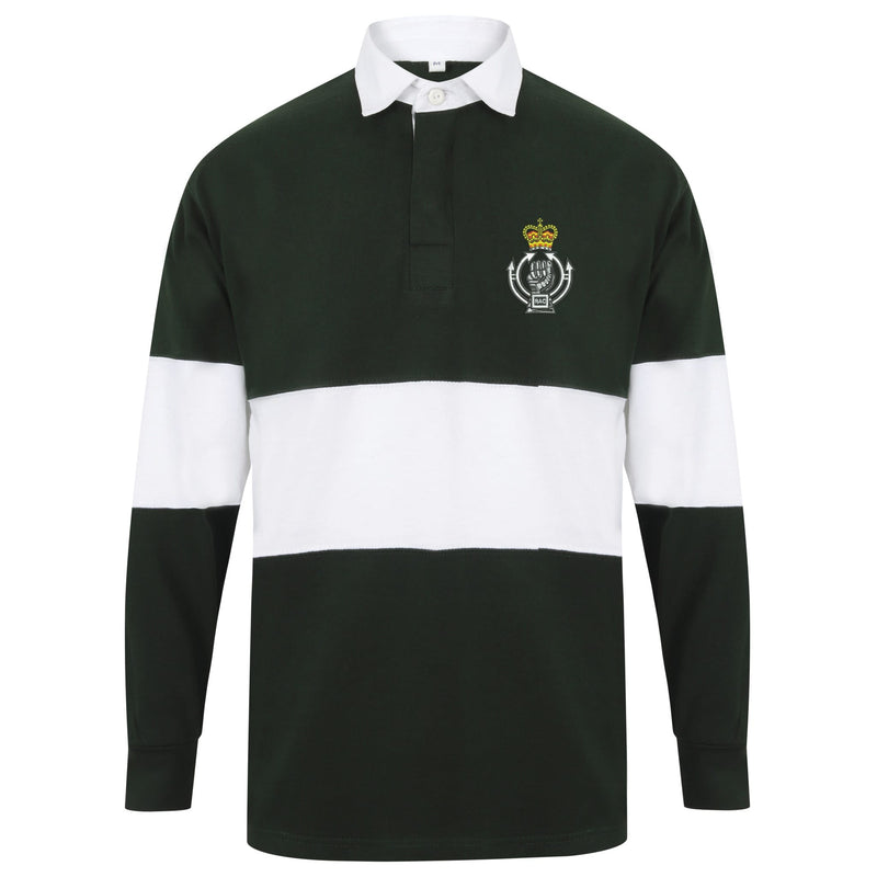 Royal Armoured Corps Long Sleeve Panelled Rugby Shirt