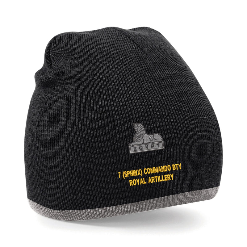 7 (Sphinx) Commando Battery Royal Artillery Beanie Hat