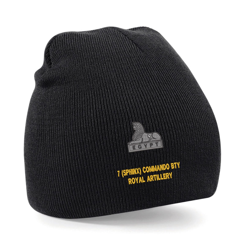 7 (Sphinx) Commando Battery Royal Artillery Beanie Hat