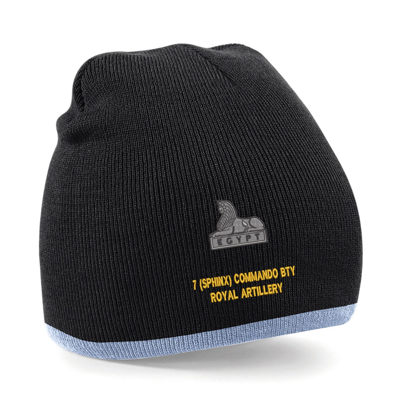 7 (Sphinx) Commando Battery Royal Artillery Beanie Hat