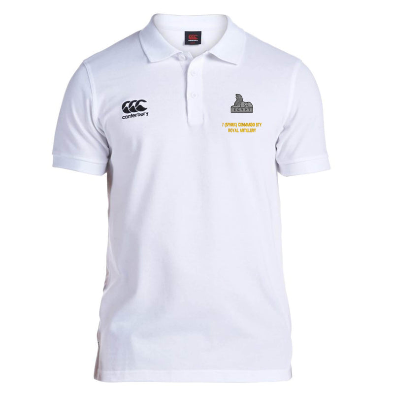 7 (Sphinx) Commando Battery Royal Artillery Canterbury Rugby Polo