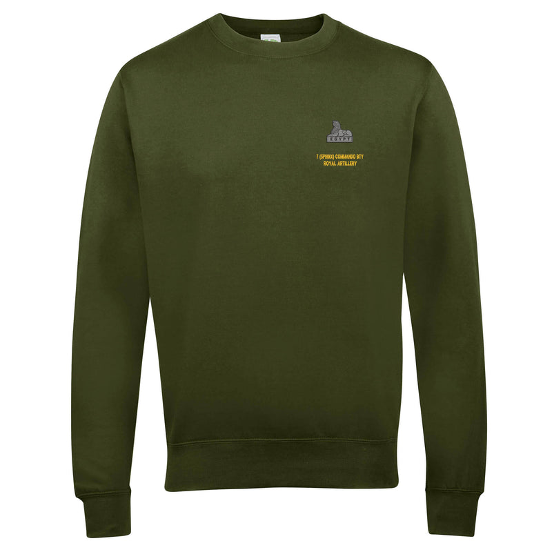 7 (Sphinx) Commando Battery Royal Artillery Sweatshirt