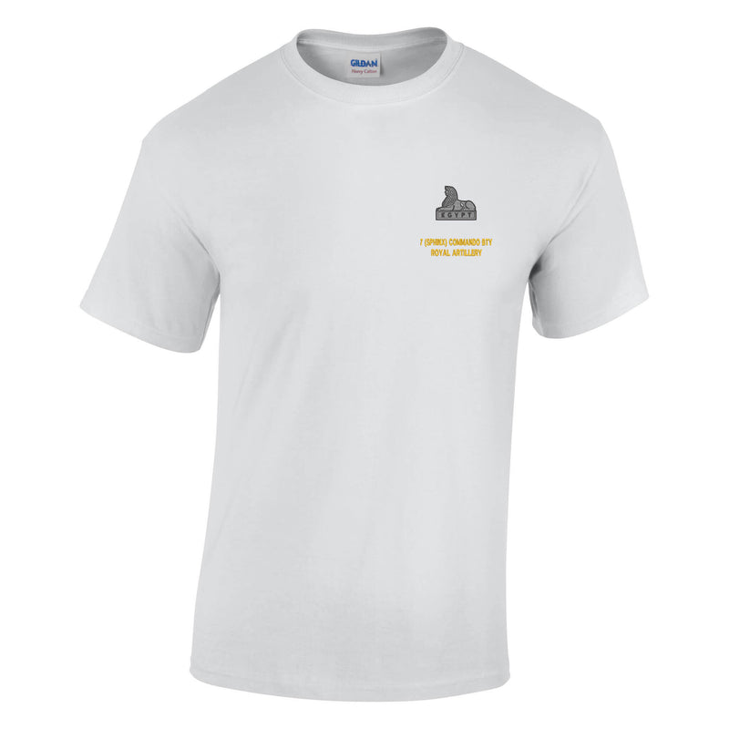 7 (Sphinx) Commando Battery Royal Artillery Cotton T-Shirt