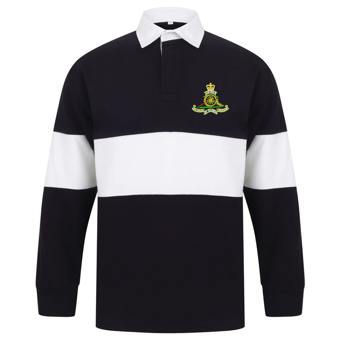 Royal Artillery Long Sleeve Panelled Rugby Shirt